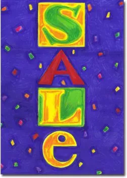Sale Toland Art Banner (Blue)