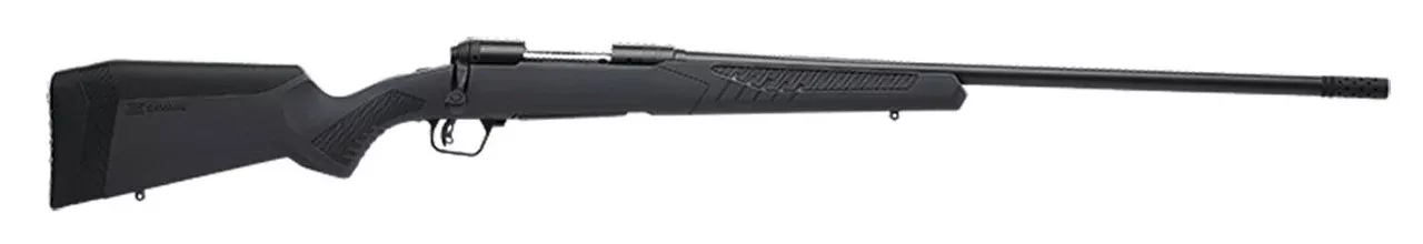 Savage 57495 110 Long Range Hunter 300 PRC 5+1 26 Matte Gray Fixed AccuStock w/AccuFit Stock Matte Black Right Hand
