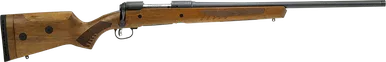 Savage Arms 57430 110 Classic Full Size 7mm Rem 3+1 24" Matte Black Threaded Barrel, Matte Black Drilled & Tapped Carbon Steel Receiver, Adj Comb & LOP Satin Walnut Stock, Right Hand
