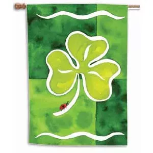 Shamrock and Friend Toland Art Banner