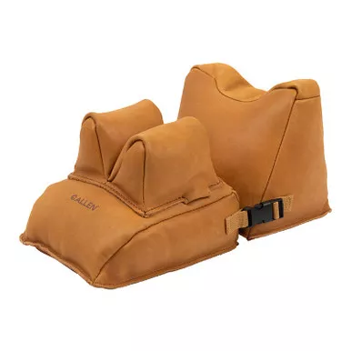 ShootRestCmbo FrntRear Leather LghtBrwn