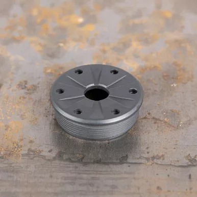 SilencerCo AC1412 Bravo Hybrid Endcap - .355 / 9mm, Sniper Gray