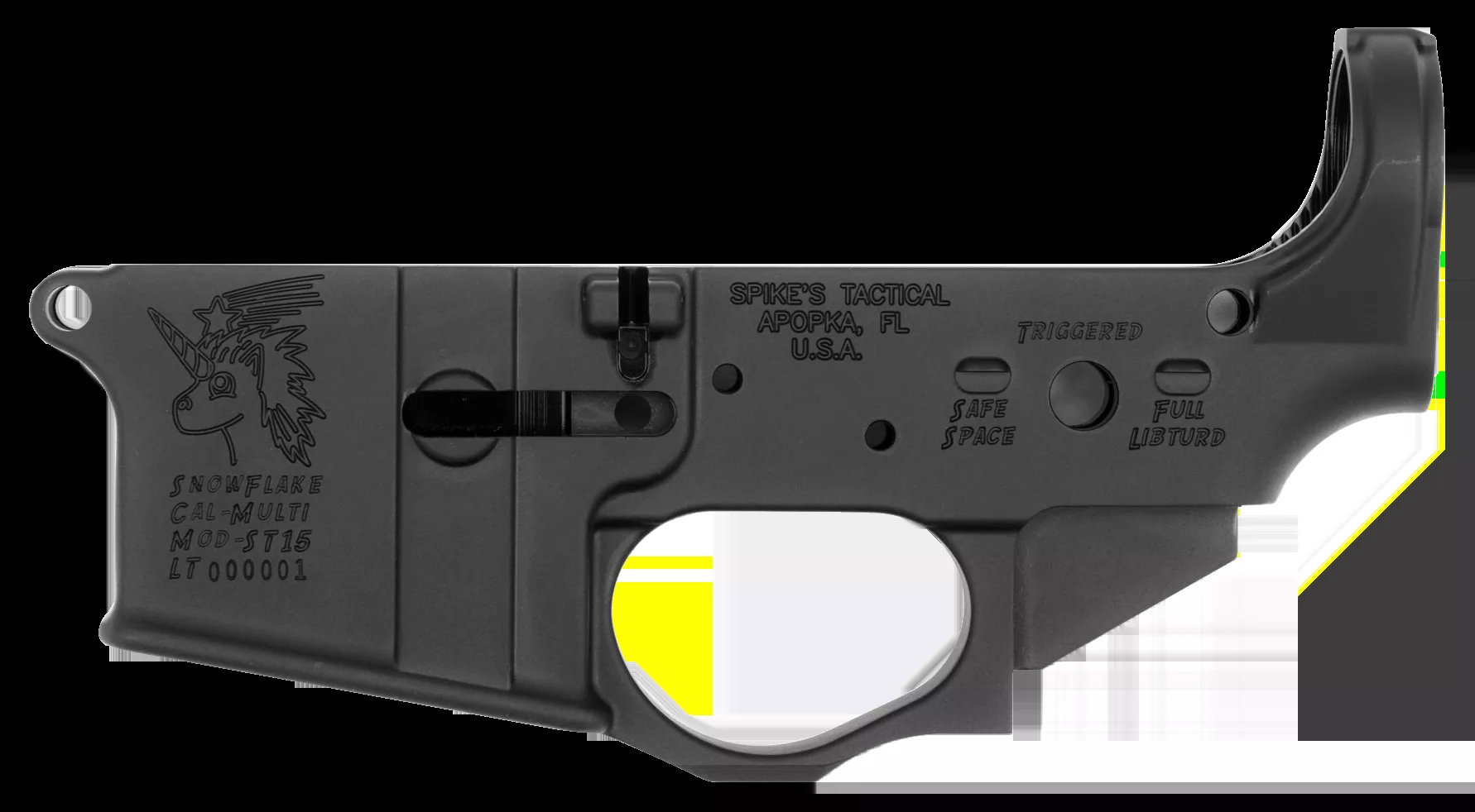 Spikes Snowflake Stripped Lower Receiver for AR-15