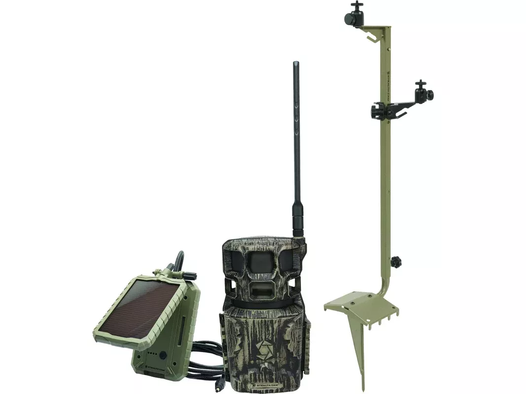 Stealth Cam Revolver Pro 2.0 Trail Camera with Solar Panel and Mount