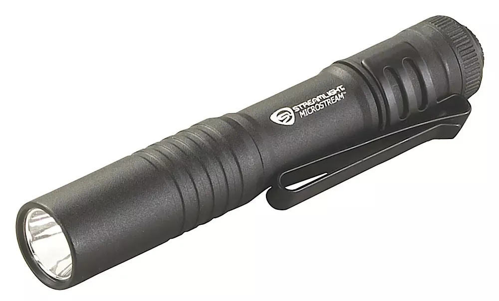 Streamlight MicrostreamBlack Anodized Matte Black White C4 LED