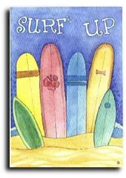 Surfs Up Toland Art Banner