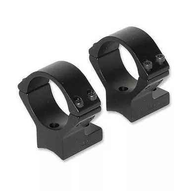 Talley Lightweight Alloy Scope Mounts - Black Anodized - 30mm - Medium Thompson Center Venture Stevens 200 Stiller Predator Ruger American (SA) S
