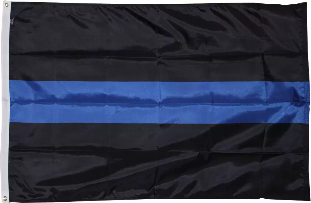 Thin Blue Line - 3'X5' Nylon Flag