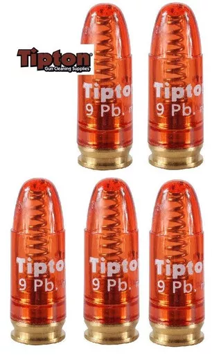 Tipton Polymer Snap Caps for 9mm Luger Pack of5 # 303958 New!