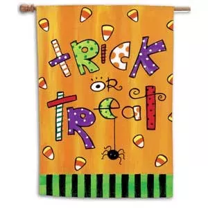 Trick or Treat Dots Toland Art Banner
