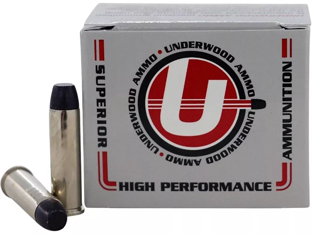 Underwood 357 Magnum Ammo 180 Grain Flat Nose Box of 20