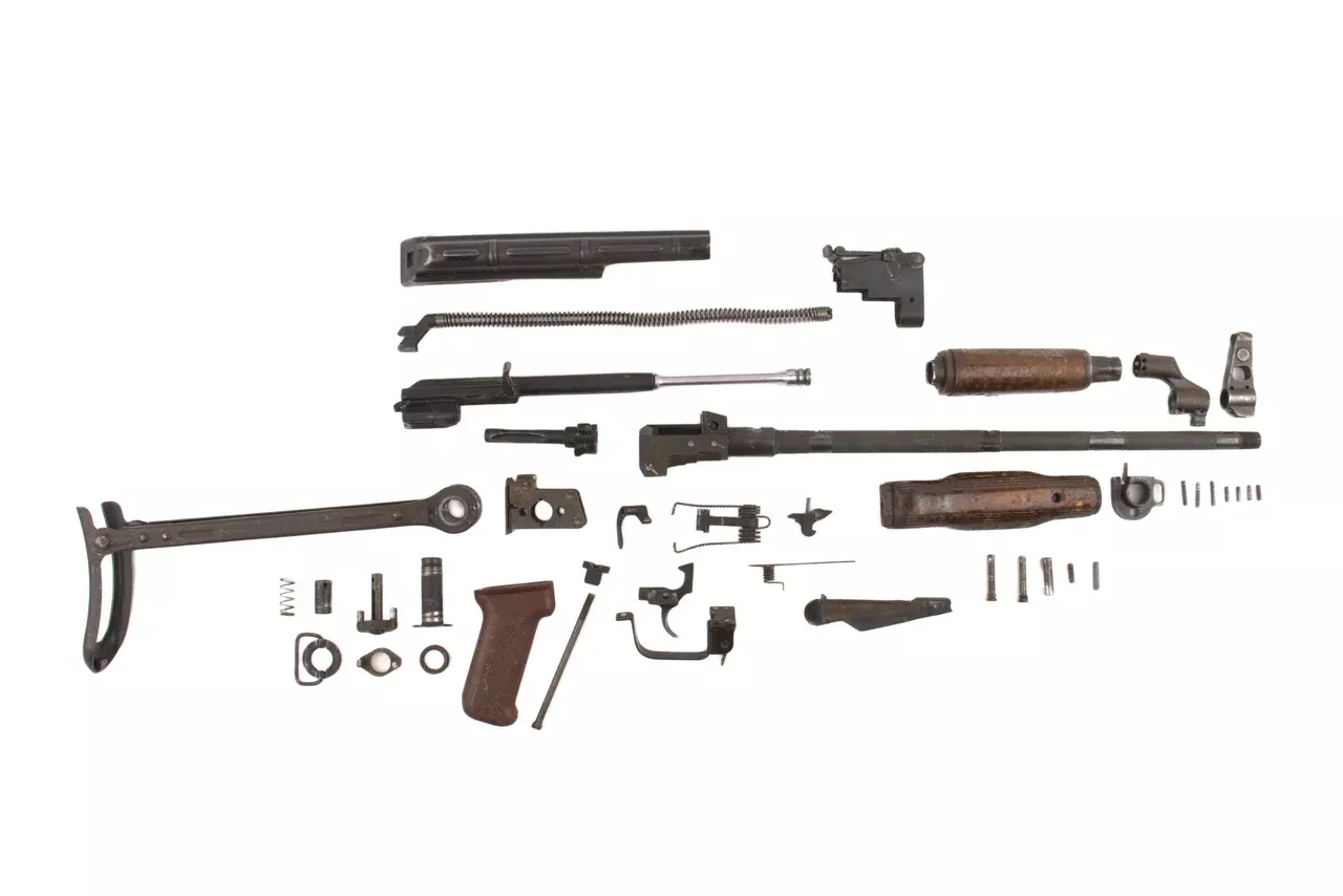 Unknown Country of Origin Stamped AKM-47 Underfolding Stock Parts Kit 7.62x39 - S/N EO4525