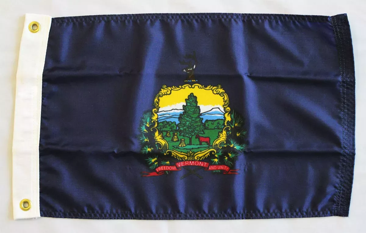 Vermont – 12″X18″ Nylon Flag