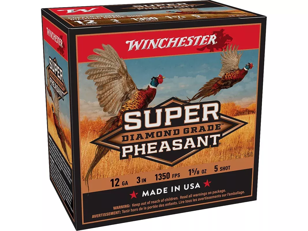 Winchester Super Pheasant Diamond Grade 12 Gauge Copper Plated Lead Ammo