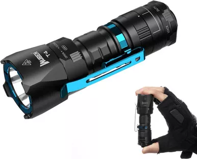 Wuben T4 Tactical Rechargeable Flashlight - Black